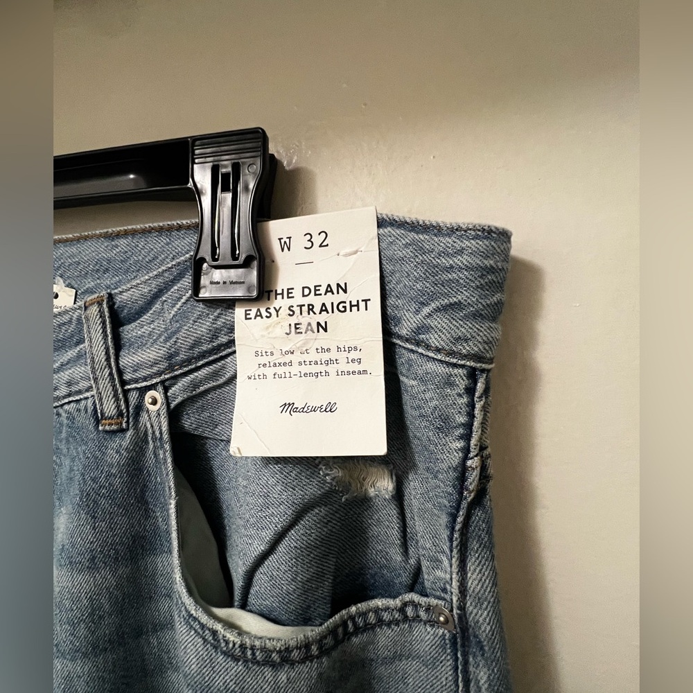 Madewell The Dean Easy Straight Jean - Picture 2 of 7